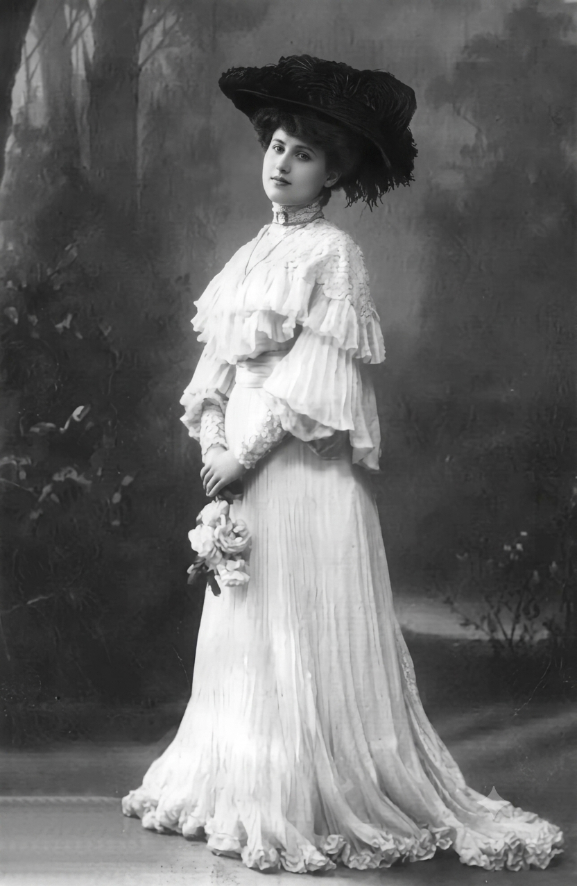 Gilda as a young woman.